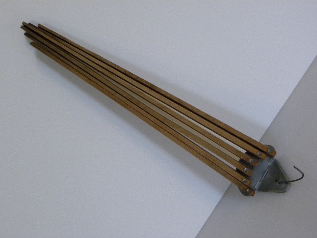 Vintage Clothes Drying Rack Primitive Rustic wall mounted