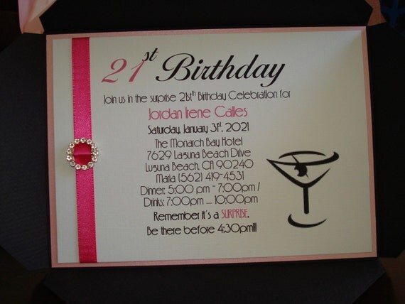 21St Bday Invitation Wording 3