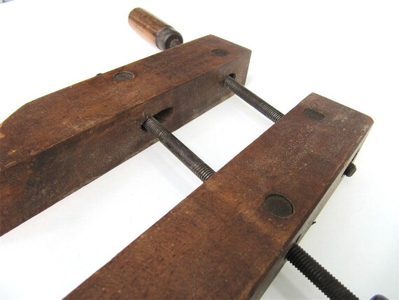 Jorgensen Wooden Clamp Large Size by worldvintage on Etsy