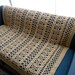 Crocheted Afghan - Blanket - Throw - Coverlet - Bedspread - Large ''BOUDOIR'' in Buttercup Yellow