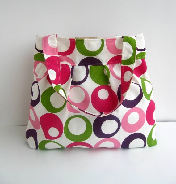 Items similar to NewShoulderRainbowDouble Straps BagXL on Etsy