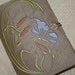 Embroidered Heirloom Butterfly Book Cover