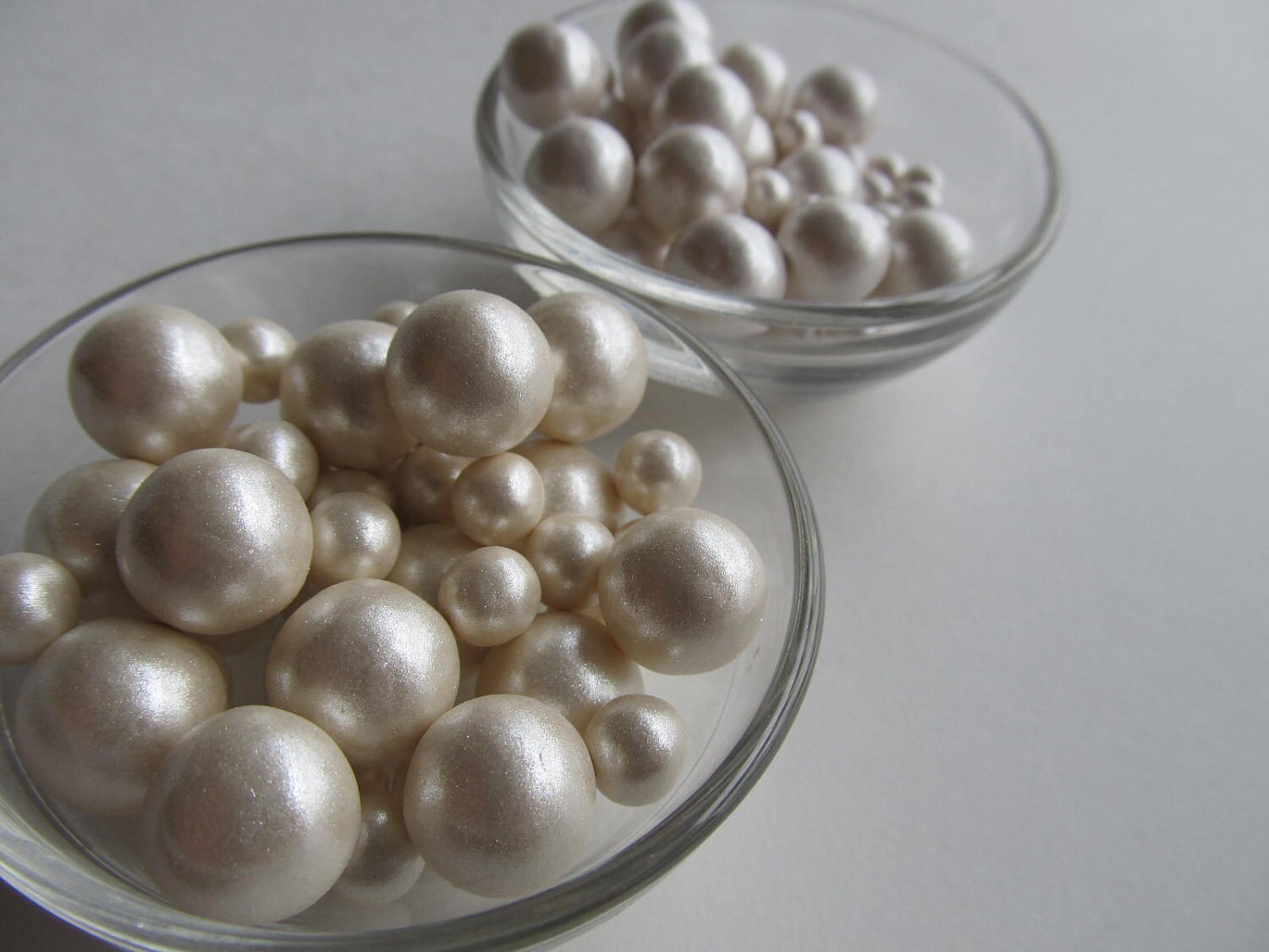 Fondant Edible Pearls Sample Ivory or white