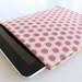 Mother's Day Gift - Fuchsia Dot iPad Sleeve - READY TO SHIP