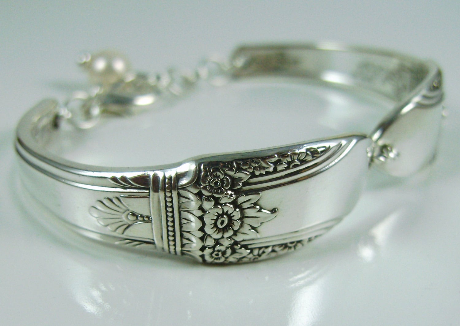 Bracelet made out of Antique Silverware