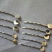20 blank bobby hair clips with glue pads