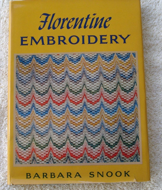 Florentine Embroidery Vintage Book by Barbara Snook