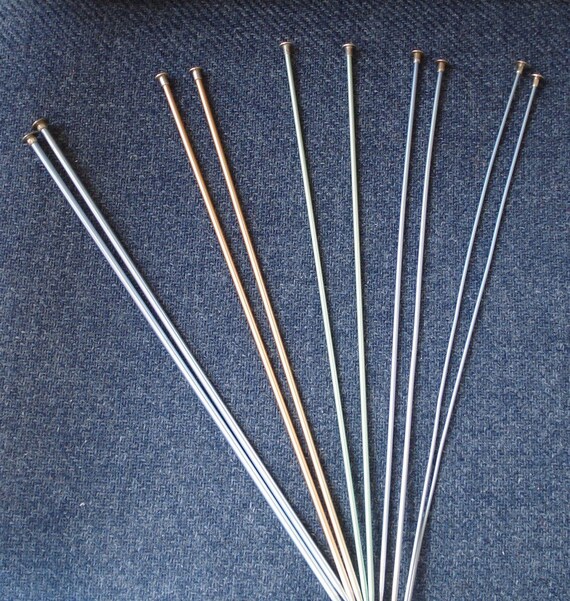 Long Aluminum Knitting Needles Used Tried and True by LoveNYarn
