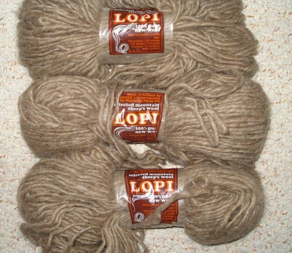 Alafoss Lopi Icelandic Wool Yarn 3 skeins