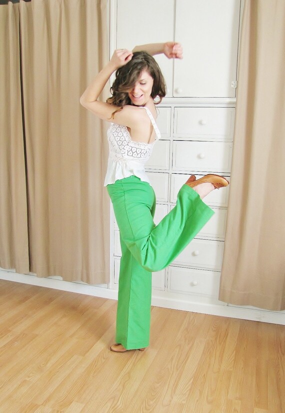 green hot pants