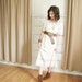 Vintage 1970's Creamy Boho Wedding Dress