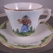 Vintage Paul Bunyan Lumberjack Hand Painted Teacup from the Silver Jubilee in Longview, Washington