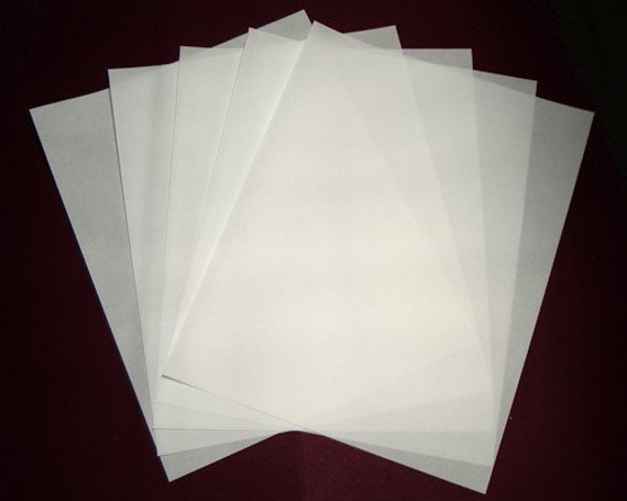 25 Printable Vellum Paper Sheets for Scrapbooking Invitations