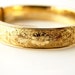 SALE: Victorian Gold Filled Bangle Bracelet - Floral - Vintage