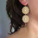 Citrine Earrings Mustard Gold Brass Filigree Earrings, Golden Girl