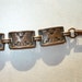Vintage copper Thunderbird bracelet. Native American tourist item. 1970s