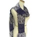 Iris Hand Knit Scarf - Purple