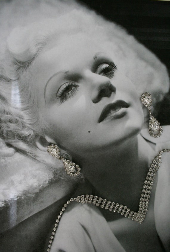 Vintage Jean Harlow Jewelry Set by RedHerringVintage on Etsy