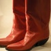 Footloose Times Red Cowboy Boots