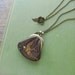 mini purse necklace - tori - burgundy