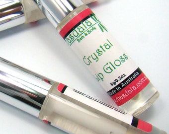 6g Mineral Lip Gloss - Crystal Lip Gloss - Clear
