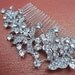 Rhinestone wedding hair comb, wedding hair accessories, bridal hair comb crystal ,bridal headpieces,crystal wedding comb,bridal comb,crystal