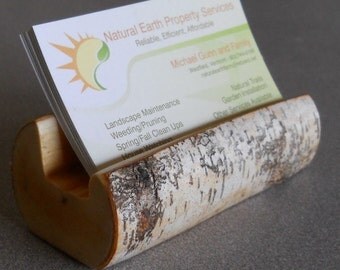 Birch Branch Business Card Holder