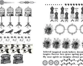 Ceramic Decals for Torch-Fired Enamel, Ceramics, or Glass