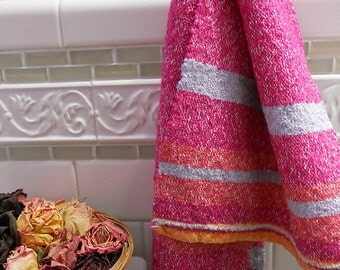 Hand Towel, Cotton, Linen