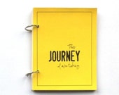 Journey - Travel Journal, Vacation Journal - Summer Sun Yellow