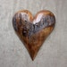 Personalized Anniversary Gift, Fathers Day Gift, Wood Carving, Wood Heart, by Gary Burns, wiz, treewiz, handmade, woodworking