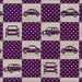 Car Box in Purple, Echino Ni-Co Fabric Spring 2011, END OF BOLT 17" left