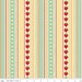 Strawberry Stripe cream, from Fly a Kite by October Afternoon and Riley Blake, 1/2 yard