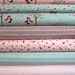 SALE....10% OFF Walk in the Woods from Aneela Hoey for Moda, Whisper Cloud Half yard bundle, 8 total