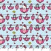 Hello Kitty Licensed Umbrella in Blue by David Textiles - 1 yard