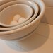 Vintage Bowl Set / Gibson Housewares / Three Nested Mixing Bowls