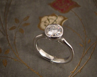 solitaire engagement ring order low profile