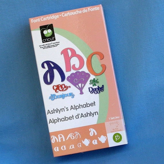 Cricut Cartridge Ashlyns Alphabet Free Shipping