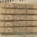 paris postmark clothes pins lot of 5