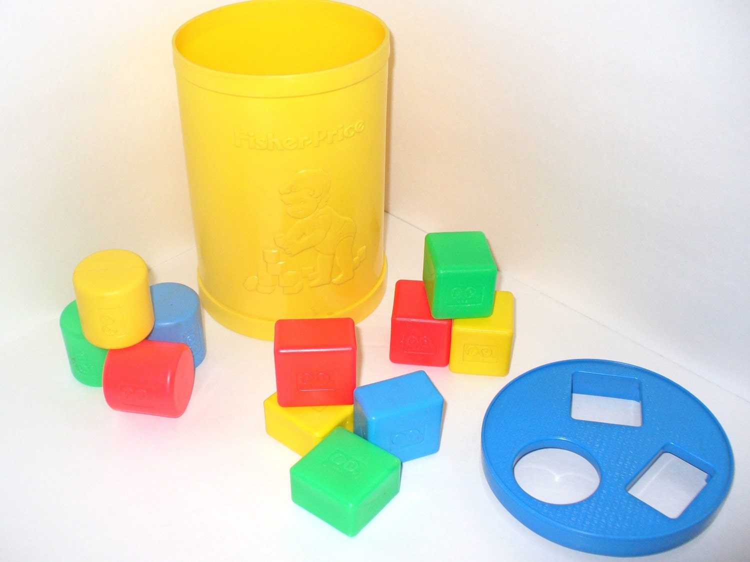 Vintage Fisher Price Baby's First Blocks Shape Sorter and