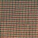 1906 - Felted 100 Percent Woven Wool - Houndstooth Check -Tan,Burgandy, and Green