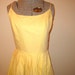 On the sunny side of the street 1950s Cotton sundress