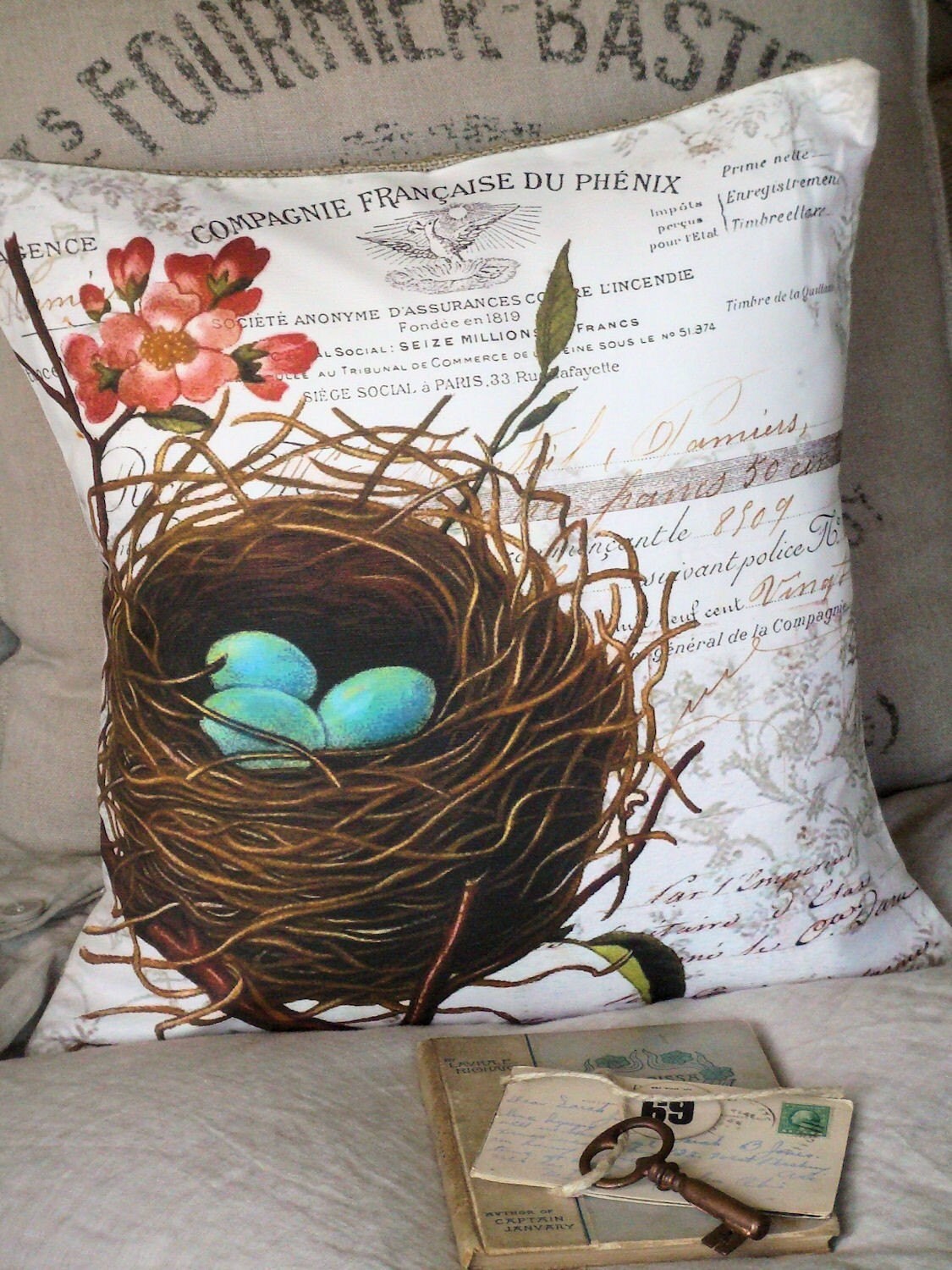 Pillow Cover French Nest