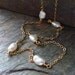 Classic Pearl Handmade Necklace - Fresh Water Pearls Wire Wrapped in 14k Gold Filled