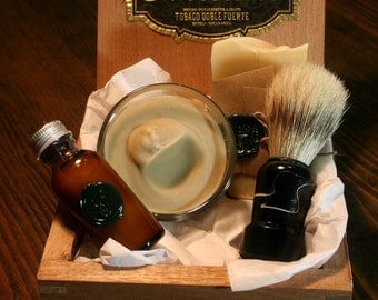Eco Friendly Shaving Kit with Beer Shaving Soap
