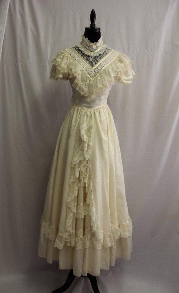 FABULOUS Vintage Jessica McClintock WEDDING Dress