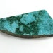 Druzy Chrysocolla Cabochon Colorful Chrysocolla Marbled With Malachite and Quartz Druzy On Brown Matrix