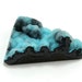Druzy Chrysocolla Cabochon Fabulous Blue With Quartz Druzy On Copper Veined Matrix