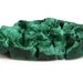 Silky Fibrous Malachite Drilled Cabochon-Bead