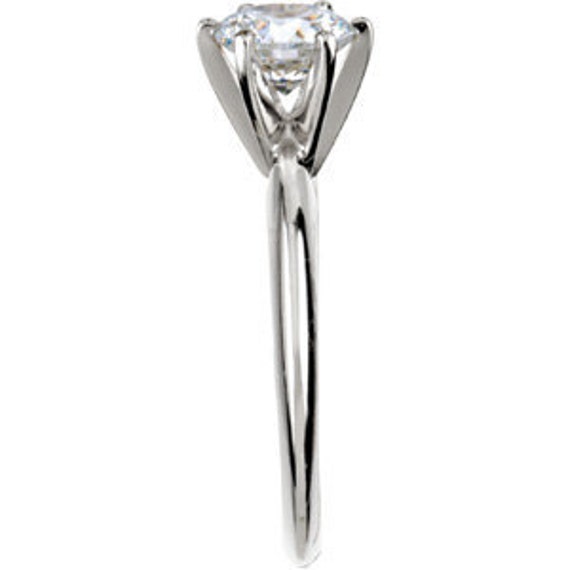 white sapphire solitaire ring white sapphire solitaire ring